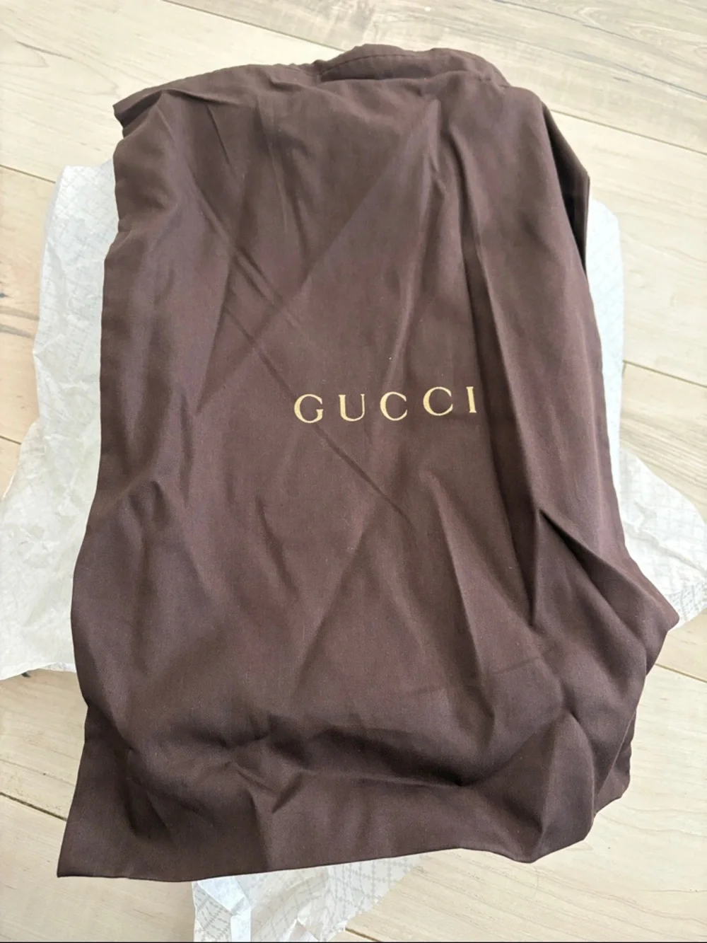 Gucci brown leather